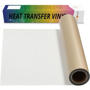 HTVRONT Heat Transfer Vinyl Champagne HTV Rolls - 12" x 15ft Champagne Gold Iron on Vinyl for All Cutting Machines, White HTV Vinyl for Shirts - Easy to Cut & Weed for Heat Vinyl Design