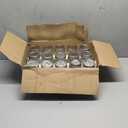 Mason Jars 16 oz with Airtight Lids and Bands, 15 Pack Regular Mouth Canning Jars, Clear Glass Pint Jars for Canning, Pickling, Food Storage, DIY Projects, 24 Labels, Brush & String Included