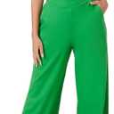 Forever 21 Women's Linen-Blend Wide-Leg Pants, M