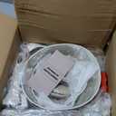 EWFEN 25 Pcs Pots and Pans Set, Nonstick Ceramic Cookware Sets, Healthy Non-Toxic, Large Capacity, Induction Compatible, Cooking Set with Frying Pans & Saucepans, PFAS/PTFE/PFOA Free, Cream White