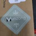 16 Inch Stainless Steel Shower Grab Bar 2 Pack, Munzong Balance Handrail Shower Bar - Bathroom, Bathtub Mounted Safety Hand Support Rail, Handicap, Elderly, Disabled, Injury, Senior Assist Bath Handle