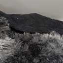 Pavilia Black Fluffy Bed Blanket, Queen Size, Fuzzy Plush Warm Large Blanket for Couch Sofa, Super Soft Thick Faux Fur Sherpa, Tie-Dye, 90x90