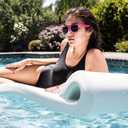TRC Recreation White Ultimate Foam Pool Float, Made in USA, 2" Thick