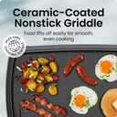 Chefman XL Electric Griddle with Removable Temperature Control, Immersible Flat Top Grill, Burger, Eggs, Pancake Griddle, Nonstick Extra Large Cooking Surface, Slide Out Drip Tray, 10 x 20 Inch