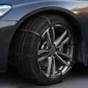 20pack Snow Tire Chains Reusable Anti-Skid Car Winter Wheels Chain Universal Cable Tire Belts, Black Non-Slip Zip Tie Tires Chain Emergency for Auto Pickup Trucks Suv