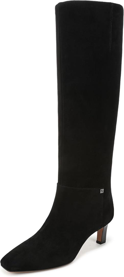 Franco Sarto Women's Timmy Fashion Boot Black Suede 9 M (Black)
