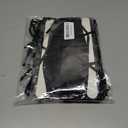 2 Pack Black Metallic Tinsel Foil Fringe Curtains, Door Streamers Photo Booth Backdrop for Birthday Party, Tinsel Curtain Backdrop for Baby Shower Bachelorette Christmas Party Decorations