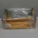 AZEN Toilet Stool Squat Adult, Wood Poop Stool for Bathroom Adults, 7 Inch Height (Yellow (1 Pack))