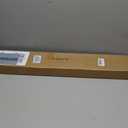 Cordless Faux Wood Blinds 47" W x 40" H, 2 Inch Slat Horizontal Windows Blinds with Double Arc Valance, Room Darkening, White Blinds for Home Interiors., 47x40in