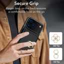 TIANLI Compatible with iPhone 17 Pro Max Wallet Case with Card Holder, 360° Rotation Ring Kickstand RFID Blocking PU Leather Double Magnetic Clasp Shockproof Cover for Women Man, Black