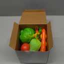 20 Pieces Play Vegetables Playset - Life-Sized Toy Food for Kids Kitchen, Healthy Farmer's Market Grocery Pretend Play Plastic Toy Set for Toddlers