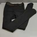 Fleece Lined Tights Sheer Women - Fake Translucent Warm Pantyhose Leggings Sheer Thick Tights for Winter (X-Large, Black)