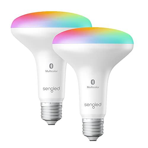 Sengled Alexa Light Bulbs, Smart Flood Light Bulb Color Changing, BR30 Smart Light Bulb Multicolor, RGBW Dimmable LED Bulb 65W Equivalent E26 Recessed Bluetooth Light bulb, No Hub Required, 4 Pack