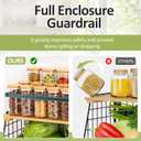 Magnetic Shelf for Fridge: Fruit Potato and Onion Storage Bin - Magnetic Spice Rack for Refrigerator & Kitchen Counter - Pantry Organizers and Storage