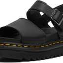 Dr. Martens Women's Voss Hydro Fisherman Sandal, 5.5 UK Men/ 6 UK Women (Black Hydro Leather)