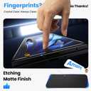 WSKEN Matte Screen Protector for Samsung Galaxy Z fold 7 - [Anti-Glare & Anti-Fingerprint] [Smooth as Silk] [Inside Flexible TPU Film + Front Tempered Glass] With Auto Fit Case,2 Pack