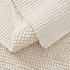 Large Wool Loop Area Rugs, Handwoven Rug – White, 8 x 10 Feet
Handwoven Natural Wool Farmhouse Boho Area Rug for Living Room, White Wool Floor Carpet, 8 x 10 Feet