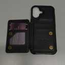 Vinich for iPhone 17 Wallet Case with Card Holder, RFID Blocking Credit Slots Kickstand Shockproof Phone Cover Fit for iPhone 17 6.3" Black