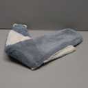 Hot Water Bottle with Cover, 2L Rubber Hot Water Bag with Soft Cover (2 Liter), for Cramps, Compress Pain Relief, Removable Hot Cold Pack (Extended-Elegant White+Gray)