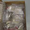 6 Pack Gold Kitchen Cabinet knobs and Pulls - Brushed Gold Zinc Cupboard Drawer Handles for Dresser Drawers (Single hole)
