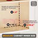 SpaceAid Bamboo Pull Out Spice Rack Organizer for Cabinet, Heavy Duty Slide Out Seasoning Kitchen Pantry Sliding Vertical Organization, 10.1" Wide, 4 Drawers(2" Wide), 1-Tier, Natural