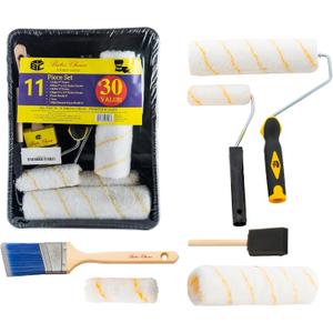Bates - Paint Tray Set, Paint Rollers, Paint Brushes for Wall, Tray, Roller Brush, 11 Piece Home Painting Supplies, Foam Brush, House Painting Supplies, Painting Tools, Interior, Exterior Bates - Paint Tray Set, Paint Rollers, Paint Brushes for Wall, Tray, Roller Brush, 11 Piece Home Painting Supplies, Foam Brush, House Painting Supplies, Painting Tools, Interior, Exterior