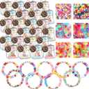 24 Sets Graduation Gifts DIY Bead Bracelets for Her Him, Class of 2026 Graduation Bracelet with Beaded Gift Bags and Tags, Class of 2026 Graduation Party Favors Seniors Middle High School College