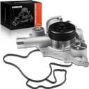 A-Premium Engine Water Pump W/Pulley & Seal [fits OHV, 8Cyl 5.7L 6.1L] Compatible with Chrysler 300 05-10 & Dodge Charger 06-10, Challenger 08-10, Magnum 05-08 & Jeep Grand Cherokee 05-08, Commander