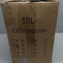 2.5 Gallon Stainless Steel Beer Kegerator Cleaning Kit with 2 D Couplers