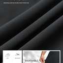 NORTHYARD Men's Joggers Pants with Zipper Pockets Lightweight Sweatpants Athletic Running Workout Track Pants for Men (Black)