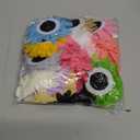 WILLBOND 20 Pcs 4 Inch Dog Collar Flowers Bow Multicolored Pet Bow Collar Charms Accessories for Puppy Cat Dog Pet Grooming Accessories