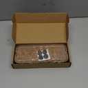 Wood Riser Small Decorative Tray Sink Soap Dish, Vanity Tray Pedestal Stand 8.7 x 3.6 inches (Light Brown)