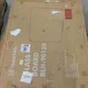 maxtek Black Dry Erase Board 48" x 36", Black Whiteboard Glass Frameless, Large Magnetic Glass White Board for Office School