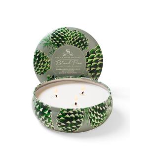 Roland Pine 13 oz ThreeWick Tin Candle