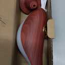 YM Dragon Small Bird Table Lamp, Cordless Bedside Lamps, Battery Operated Lamp with 3 Color Temperatures, Dimmable Bird Night Light, Touch Lamps for Nightstand, Rechargeable Outdoor Lights for Patio (Red)