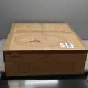 Orison 24" Caged Ceiling Fan with Lights, 2 Ways Control(App&Remote Control), Light Kit Included(8 Bulbs), Modern Farmhouse (Flush Mount)