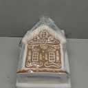 Chunful Gingerbread House Christmas Candy Jar with Lid 9.3 Inch Ceramic Christmas Cookie Jar Decorative Treats Storage Container for Holiday Kitchen Xmas Decoration Gift Counter