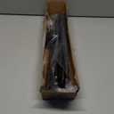 Curtain Rods for windows 28-78 inch, 5/8 inch Decorative Matte Black Splicing Heavy Duty Metal Curtain Rod set with Brackets