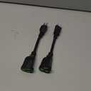 2Pcs Short Extension Cord (8in)