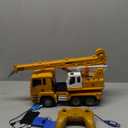 13 Channel RC Crane Truck, 2.4G Remote Control Crane Toy Construction Vehicles with Lights, Sounds, Hook Up and Down, 1:18 Large RC Truck Car for Kids Boys 16.5"