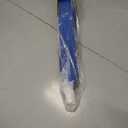 California Umbrella 9' Round Aluminum Market Umbrella, Crank Lift, Collar Tilt, White Pole, Royal Blue Olefin