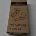 Gunite Spiked Shoes, Fully Assembled Epoxy Shoes with 3/4" Short Spikes Perfect for Epoxy Floor, Overlays, Cover Installation (Wide Black)