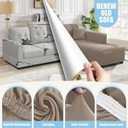 Sectional Couch Covers Stretch L Shape Sofa Covers, Taupe
L Shaped Sectional Sofa Slipcovers with Elastic Bottom, 2pcs Sofa Slipcovers for Sectional Chaise Slipcover for Pets Kids