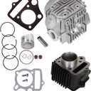 labwork Top End Kit Cylinder Head Piston 47mm Replacement for Honda TRX90 Sportrax 1993-2005 90cc