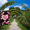 6 x Valentine Flag,Double Sided Valentine's Day Garden Flag 12.5 x 18 Inch Valentine House Flags for Valentine's Day Decoration