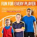 The Official Silent Basketball Hoop Indoor  Durable Plastic, Large Wall-Mounted Basketball Hoop with No-Noise Design + Adhesive & Screw Installation  for Use with Silent Basketball Only