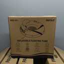 River Tubes for Floating Heavy Duty, Pool Float Adult, 53" Inflatable Float Tube for Beach Lake Rafting, River Floats with Mesh Bottom, Pack of 4