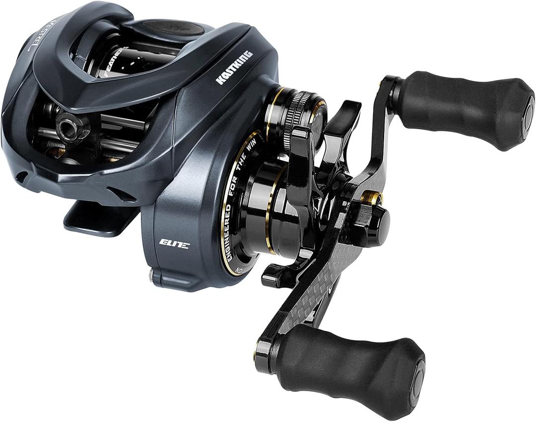 KastKing Kestrel Elite Baitcasting Fishing Reel, Finesse Baitcaster Lightest, Easily Cast Lures Down to 1/32 oz, 11+1 Double Shielded BB,  8.4:1 and 7.5:1 Gear Ratios