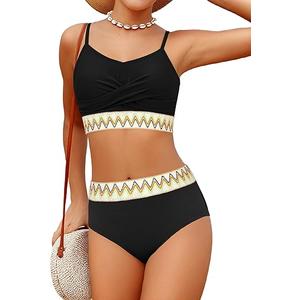 Girls Bathing Suits Size 8,10 Criss Cross Bikini Set High Waisted Woven Color Block Girls 2 Piece Swimsuit with Paddings Bathing Suit for Kids Swimsuits Girls Bathing Suits Size 8,10 Criss Cross Bikini Set High Waisted Woven Color Block Girls 2 Piece Swimsuit with Paddings Bathing Suit for Kids Swimsuits