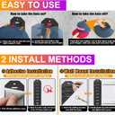 3 x Hat Organizer for Baseball Caps, 2 Pack Hat Rack for Wall, Wall Mounted Adhesive Cap Rack, Hat Holder Hanger Hold Up to 20 Cap, Baseball Hat Storage Organizer for Door, Closet, Bedroom (White)